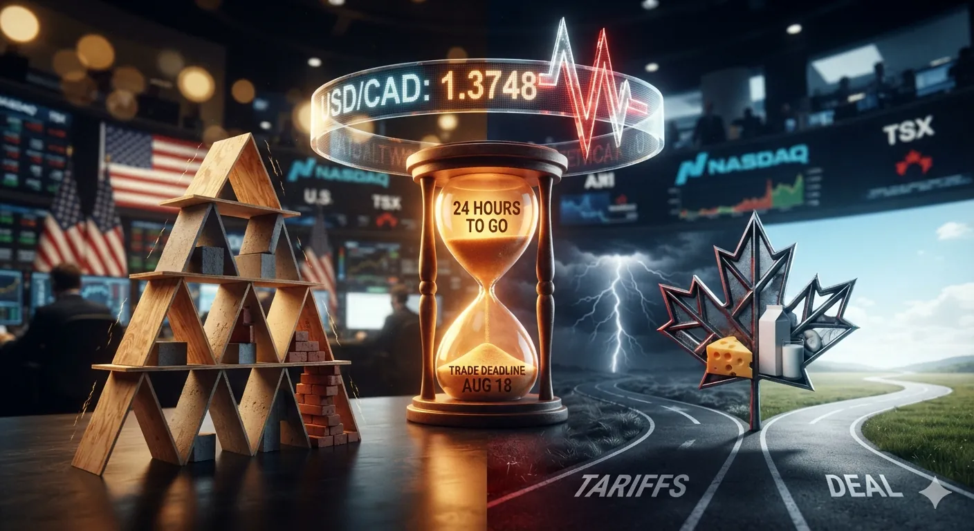 USD/CAD technical breakout setup at the 200-day moving average ahead of the 50 percent tariff deadline
